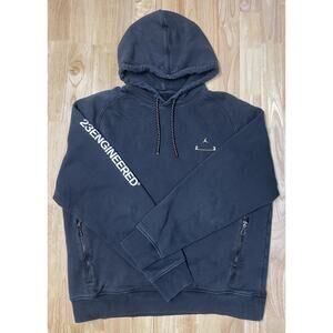 Nike Jordan Men’s 23 Engineered Black Hoodie DQ7881-010 Size Large